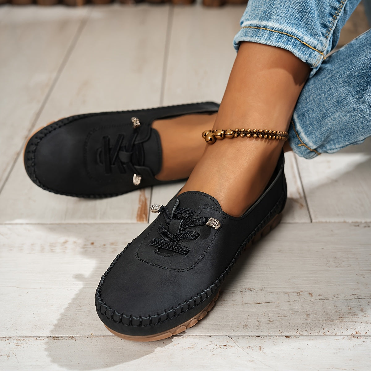 Orthelia – Mocassins souples à soutien intégral pour pieds sensibles