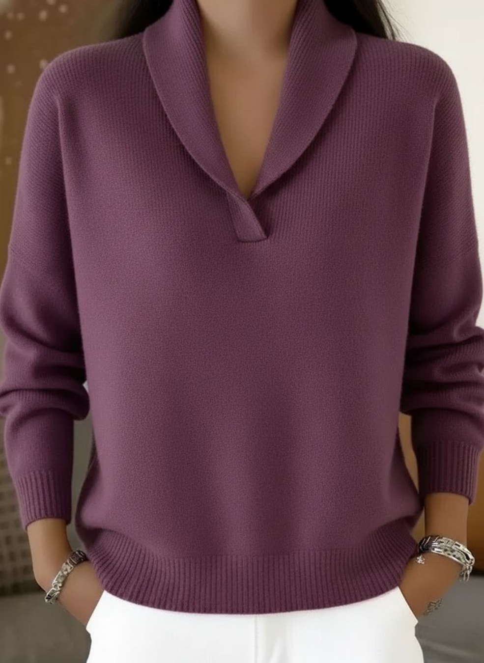 Antonia | Pull à col en V