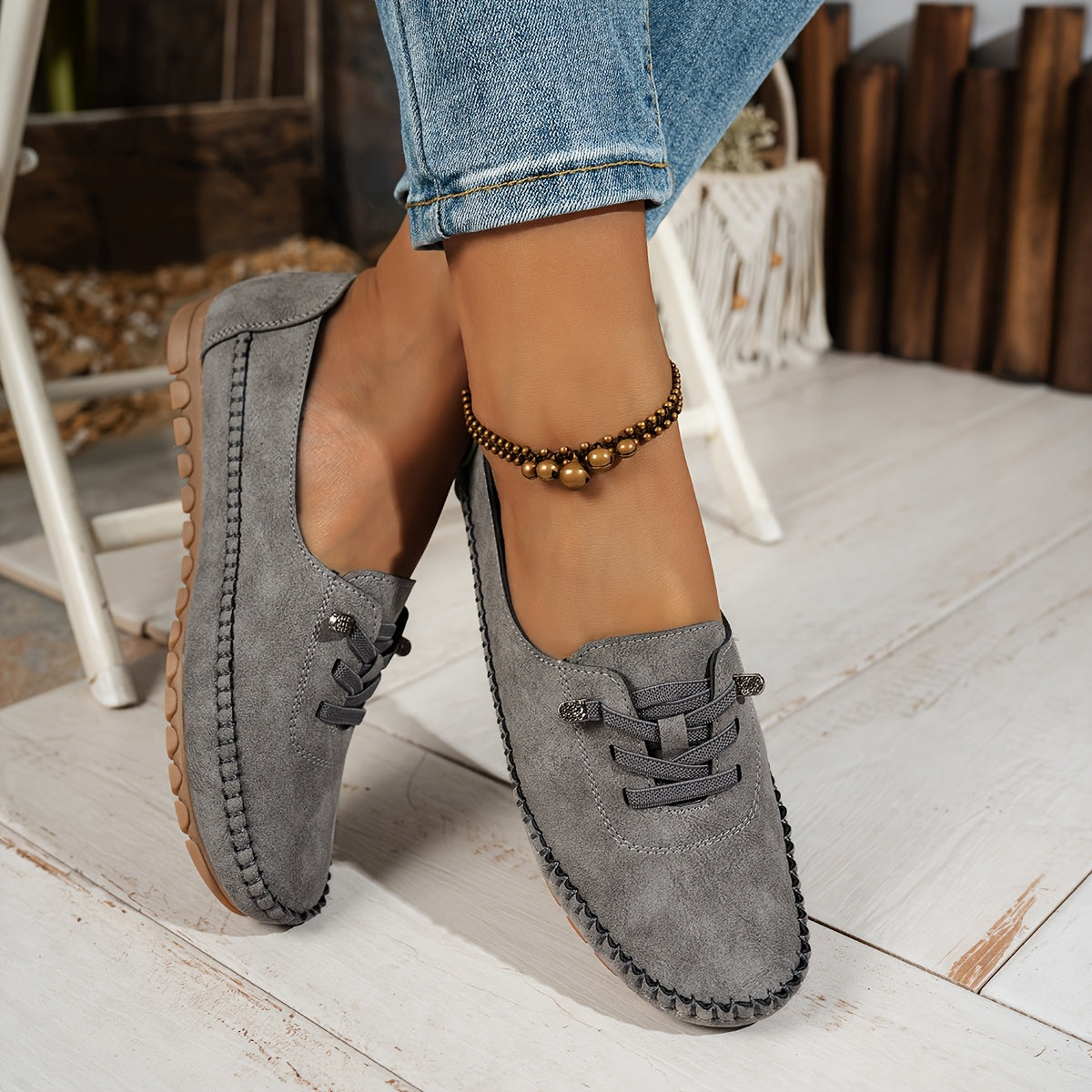 Orthelia – Mocassins souples à soutien intégral pour pieds sensibles